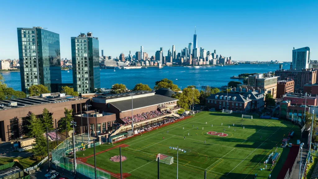 Stevens campus with NYC skyline