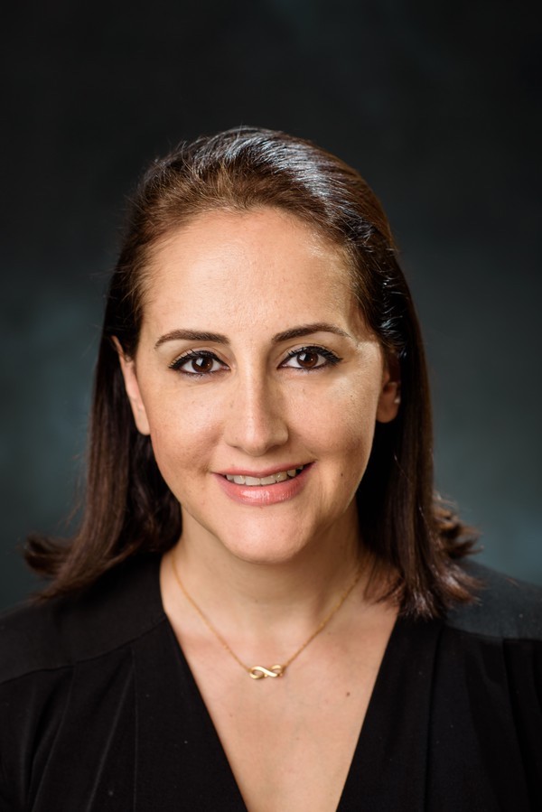 A professional headshot of Stevens faculty member, Yeganeh Hayeri